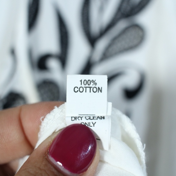 Karina Grimaldi White and Black Embroidered Romper - Picture 7 of 9